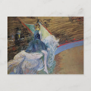 Henri Lautrec: Vid Cirque Fernando Rider Vykort