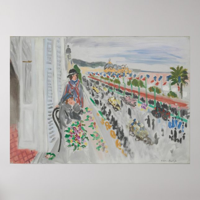 Henri Matisse - Blomsterfest - 1922 Poster (Framsidan)