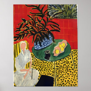 Henri Matisse - Interiör med svart ormbunke - 1948 Poster