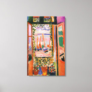 Henri Matisse - ÖPPEN WINDOW COLLIOURE 1905 Canvastryck