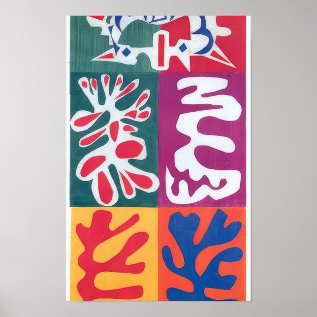 Henri Matisse - Panel med mask - 1947 Poster (Framsidan)