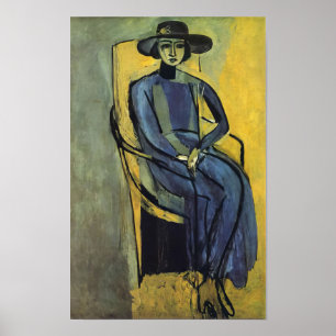 Henri Matisse - Porträtt av Greta Prozor - 1916 Poster