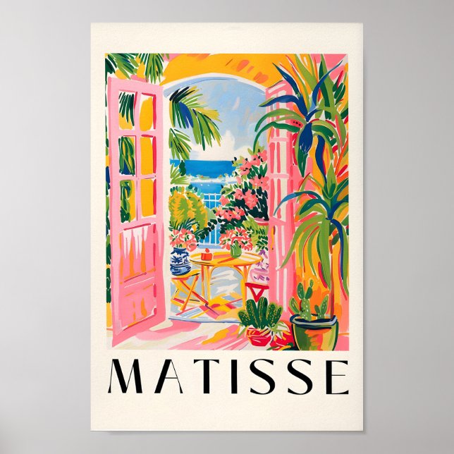 Henri Matisse Print, Aesthetic Poster, Boho Decor Poster (Framsidan)