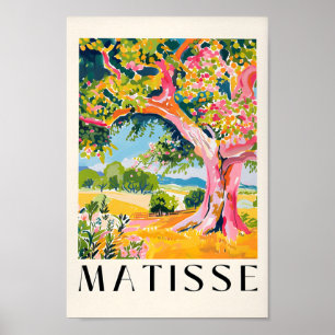 Henri Matisse Print, Oak Träd Art, Landcape Paint Poster