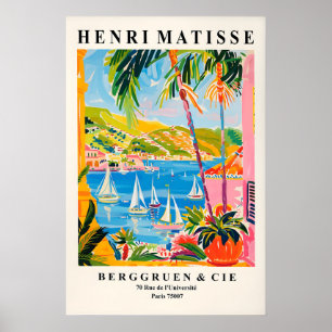 Henri Matisse tryck Rosa Medelhavet Rivieran