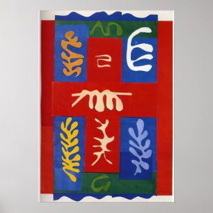Henri Matisse - Utklipp - Abstrakt Expressionism Poster