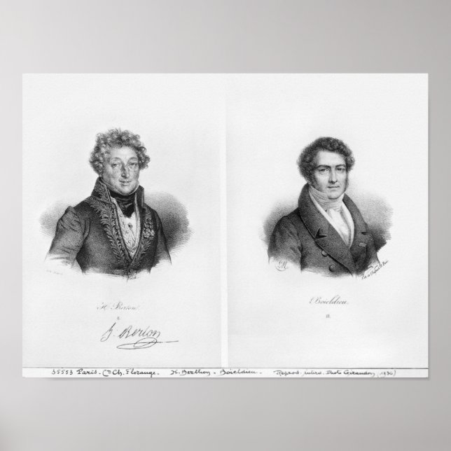 Henri Montan Berton och Francois Adrien Poster (Framsidan)