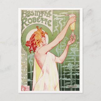 Henri-Privat-Livemont. Absinthe Robette 1896 Vykort