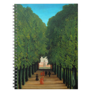 Henri Rousseau, Allé i parken vid Saint Cloud Anteckningsbok Med Spiral