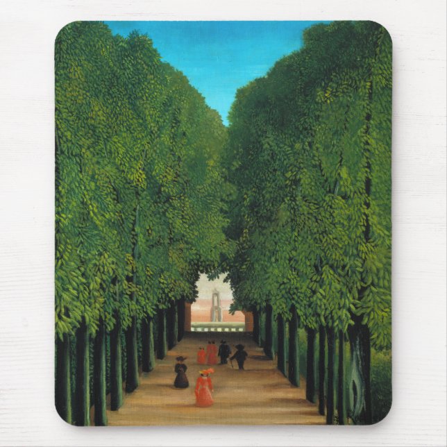 Henri Rousseau, Allé i parken vid Saint Cloud Musmatta (Framsidan)