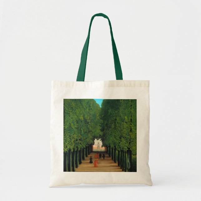 Henri Rousseau, Allé i parken vid Saint-Cloud Tygkasse (Framsidan)