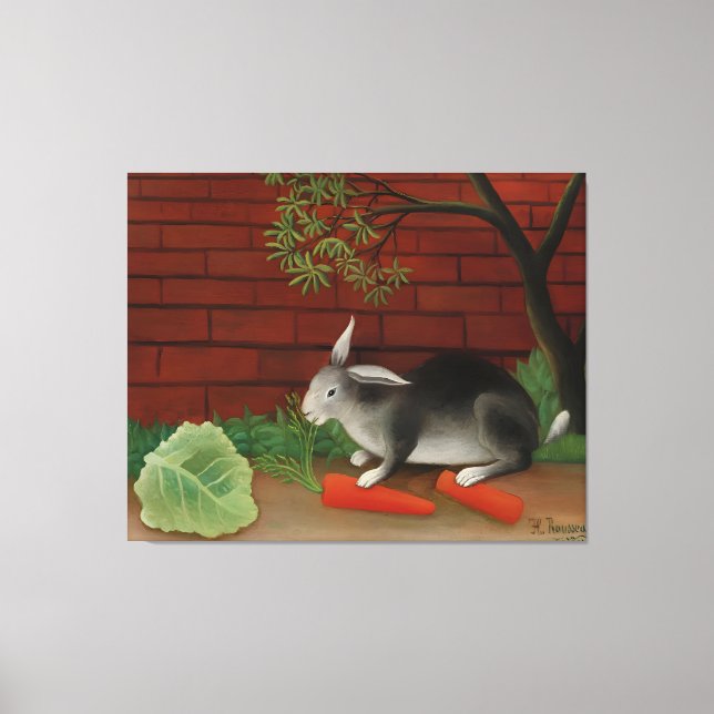 Henri Rousseau art style Canvastryck (Framsida)