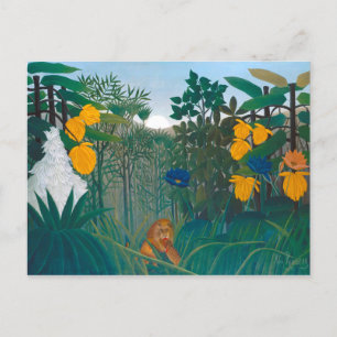 Henri Rousseau återställde reparationen av Lejona Vykort