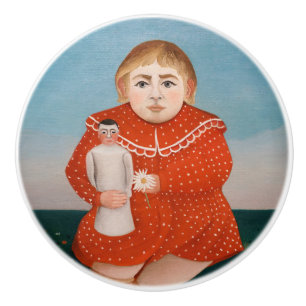 Henri Rousseau - Barn med doll Knopp