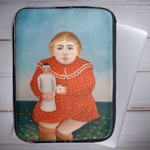 Henri Rousseau - Barn med doll Laptop Fodral