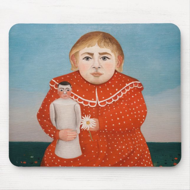 Henri Rousseau - Barn med doll Musmatta (Framsidan)