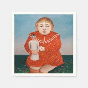 Henri Rousseau - Barn med doll Pappersservett