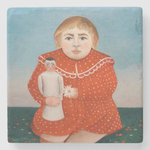 Henri Rousseau - Barn med doll Stenunderlägg