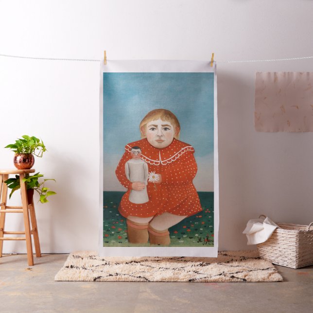 Henri Rousseau - Barn med doll Tyg (In Situ)