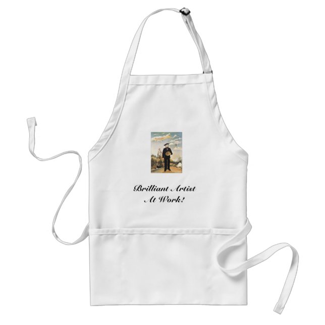 Henri_Rousseau, briljant konstnär på jobbet! Förkläde (Framsidan)