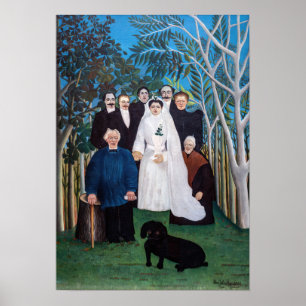 Henri Rousseau - Bröllopsfesten Poster