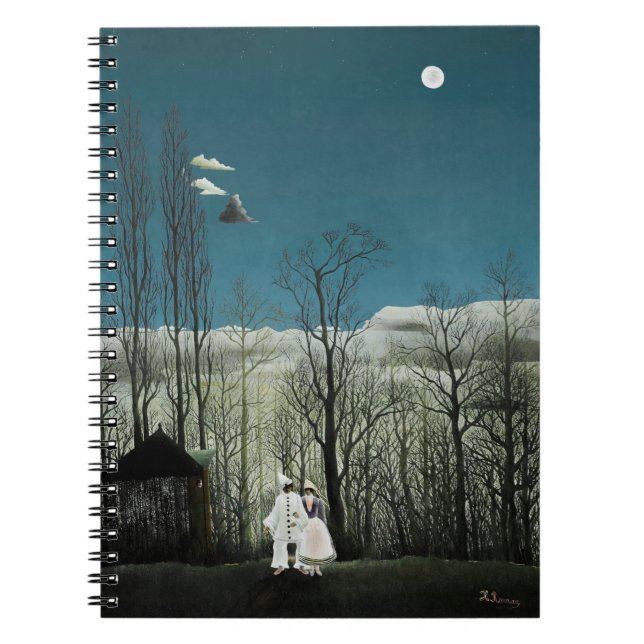 Henri Rousseau - Carnival Evening Anteckningsbok (Framsidan)