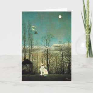 Henri Rousseau Carnival Evening Greeting Card Kort