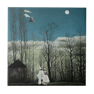 Henri Rousseau - Carnival Evening Kakelplatta