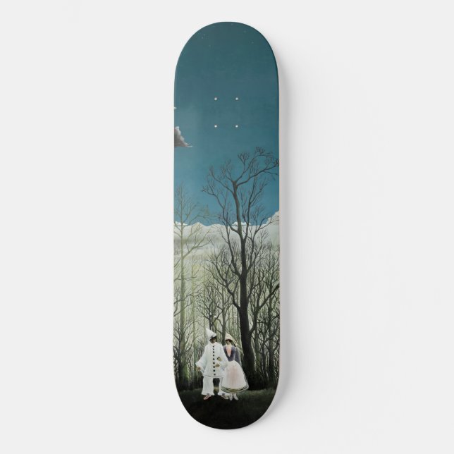 Henri Rousseau - Carnival Evening Mini Skateboard Bräda 18,5 Cm (Framsida)