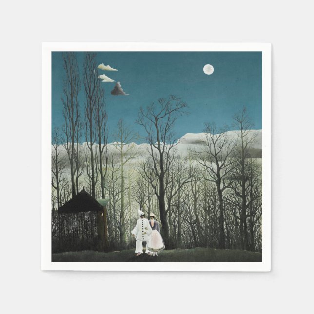 Henri Rousseau - Carnival Evening Pappersservett (Framsidan)