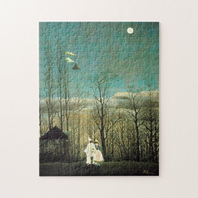 Henri Rousseau Carnival Evening Puzzle Pussel (Vertikal)