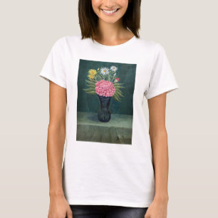 Henri Rousseau - Dalhia och tusenskönor i en vas T Shirt