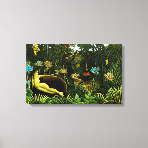 Henri Rousseau den dröm- kanvastrycket Canvastryck