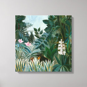 Henri Rousseau - Den Equatoriella Djungeln Canvastryck