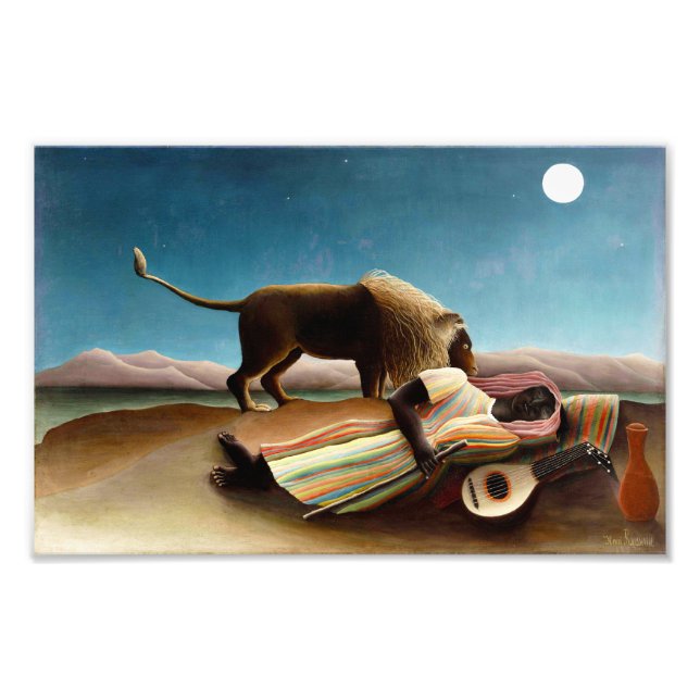 Henri Rousseau, den romerska utskriften Fototryck (Framsidan)