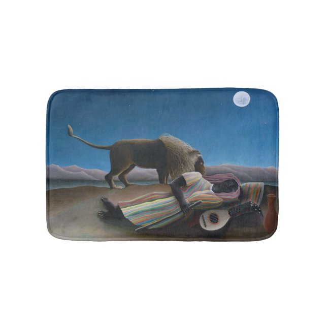Henri Rousseau - den sovande zigenaren Badrumsmatta (Framsidan)