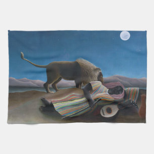 Henri Rousseau - den sovande zigenaren Kökshandduk