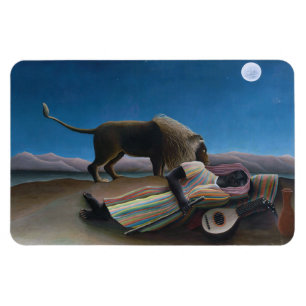 Henri Rousseau - den sovande zigenaren Magnet