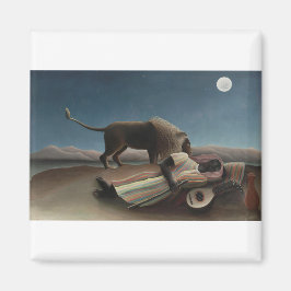 Henri Rousseau, den sovande zigenaren med konstnär Magnet