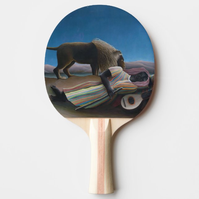 Henri Rousseau - den sovande zigenaren Pingisracket (Framsidan)