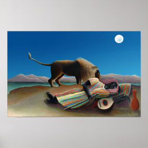 Henri Rousseau - den sovande zigenaren Poster