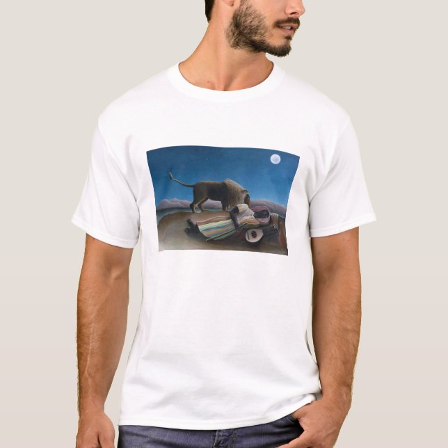 Henri Rousseau - den sovande zigenaren T Shirt (Framsida)