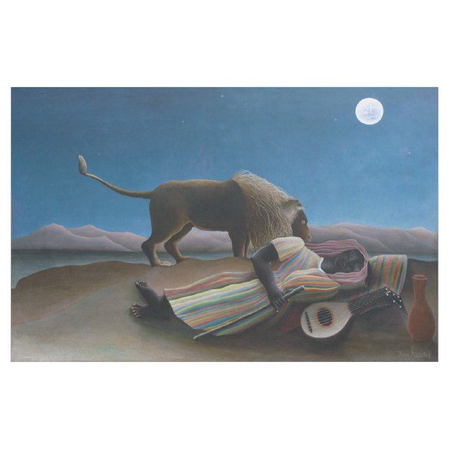 Henri Rousseau - den sovande zigenaren Tyg (Yard)