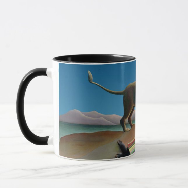 Henri Rousseau - Den sovande zigenerskan Mugg (Vänster)