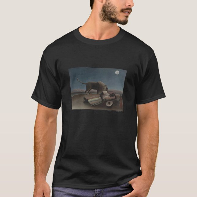 Henri Rousseau Den sovande zigenerskan T Shirt (Framsida)