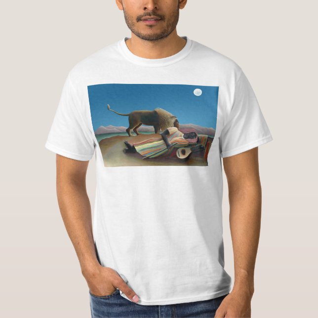 Henri Rousseau - Den sovande zigenerskan T Shirt (Framsida)