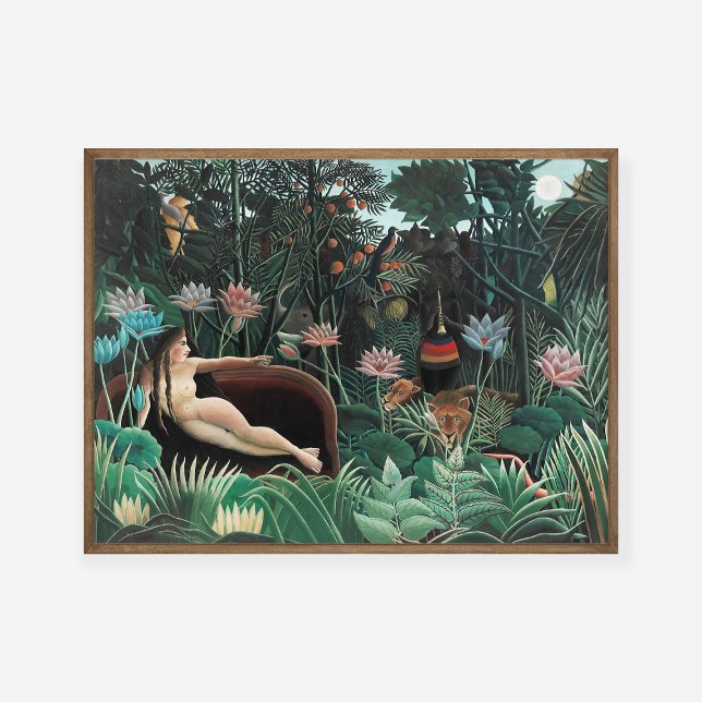 Henri Rousseau Dream 1910 Art Exhibition Poster (Skapare uppladdad)