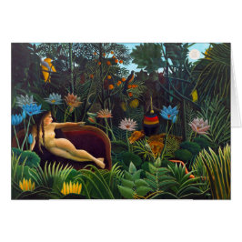 Henri Rousseau Dream 1910 CC1144-hälsningskort Hälsningskort
