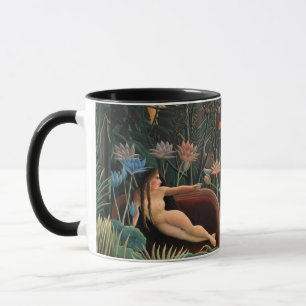 Henri Rousseau Dream Jungle Flowers Surrealism Mugg