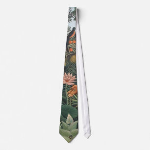 Henri Rousseau Dream Jungle Flowers Surrealism Slips